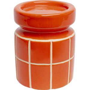 Kerzenständer Bliss Tile Orange 14cm