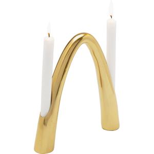 Kerzenständer Bow Duo Gold 25cm