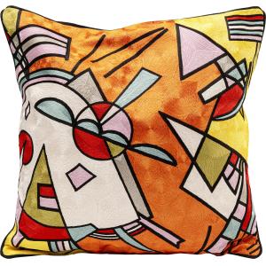 Kissen Art Line Orange 50x50cm