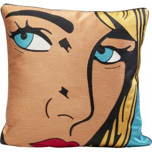 Kissen Comic Lady 50x50cm