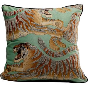 Kissen Tiger Love Mint 45x45cm
