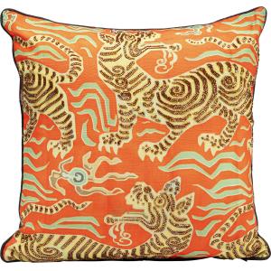 Kissen Tiger Love Rot 45x45cm