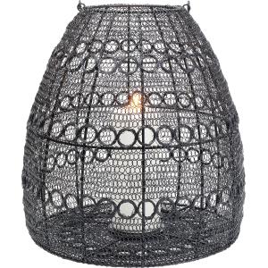 Laterne Hayat Cone Schwarz 37cm