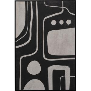 Leinwandbild Artistic Blacky 70x110cm