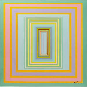 Leinwandbild Tendency Focus 140x140cm