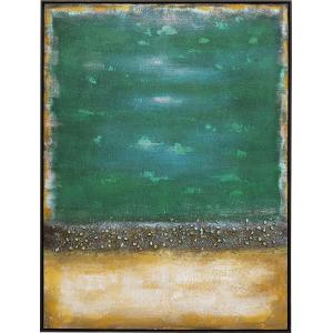 Leinwandbild Vista Grün 90x120cm