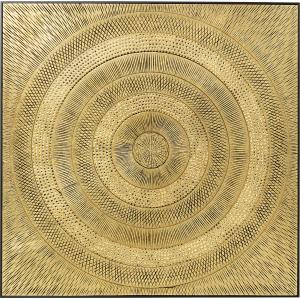 Objektbild Art Circle Gold 120x120cm