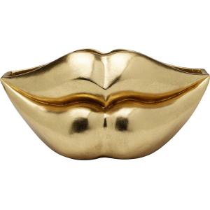 Vase Lips Gold 30cm