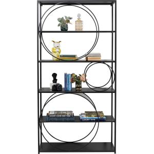 Regal Circle Schwarz 100x200cm