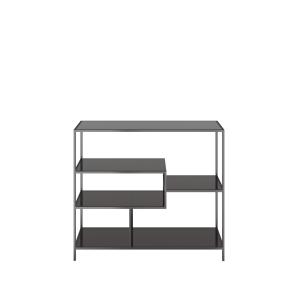 Regal Loft Schwarz 115x100cm