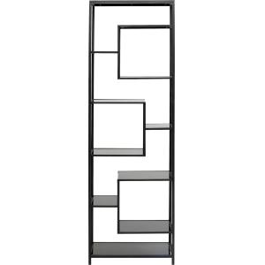 Regal Loft Schwarz 60x195cm