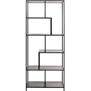 Regal Loftie Schwarz 77x185cm