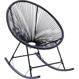 Schaukelstuhl Acapulco Mono Schwarz