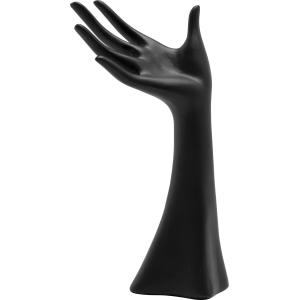 Schmuckaufbewahrung Hand Schwarz 10x20cm