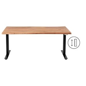 Schreibtisch Office Harmony Schwarz 200x100