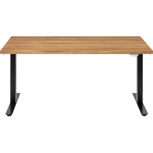 Schreibtisch Office Jackie Eiche Schwarz 160x80