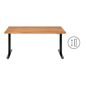 Schreibtisch Office Jackie Eiche Schwarz 160x80