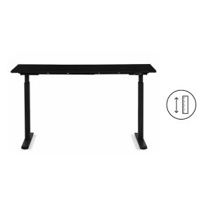 Schreibtisch Office Smart Schwarz Schwarz 140x70