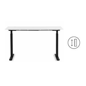 Schreibtisch Office Smart Schwarz Weiß 120x60cm