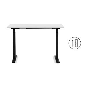 Schreibtisch Office Smart Schwarz Weiß 140x70cm