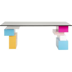 Schreibtisch Pixel ohne Glasplatte 200x90cm