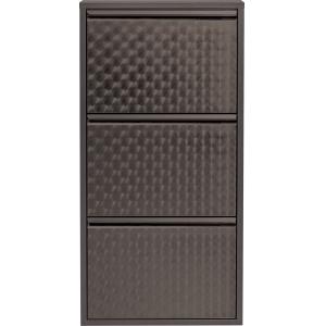 Schuhkipper Caruso 3-er silber/geflext