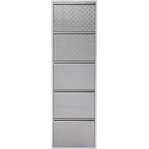 Schuhkipper Caruso 5-er silber/geflext