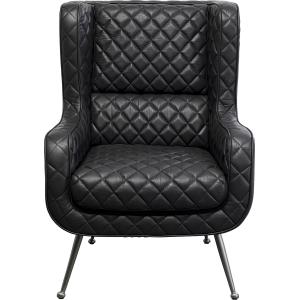 Sessel Nonna Smart Leder Schwarz