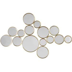 Spiegel Bubbles Brass 38x93cm