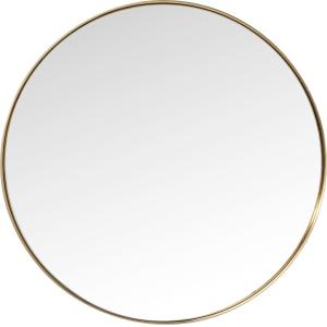 Spiegel Curve Brass Ø100