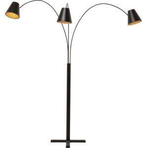 Stehleuchte Cappellino Schwarz Matt