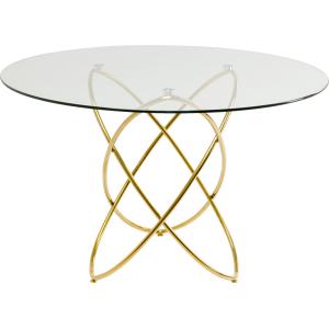 Tisch Molekular Gold Ø120cm