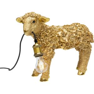 Tischleuchte Animal Flower Sheep Gold 36cm