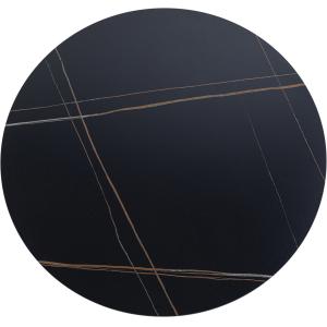 Tischplatte Invitation Round Ceramic SchwarzØ120cm