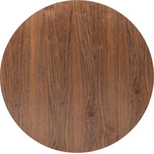 Tischplatte Invitation Round Walnut Ø90cm