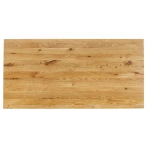 Tischplatte Tavola Schweizer Kante Eiche 160x80