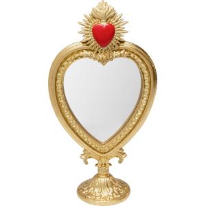 Tischspiegel Flaming Heart 31cm