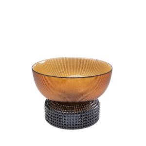 Vase Marvelous Duo Amber Grau 22cm