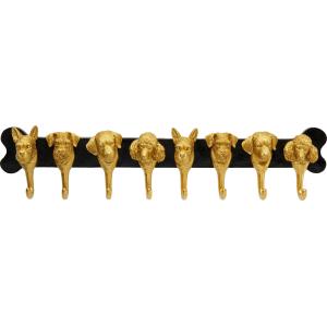 Wandgarderobe Dog Family Gold 69cm