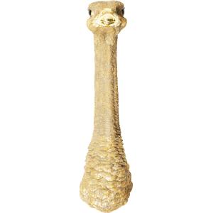 Wandschmuck Ostrich Gold 19x72cm