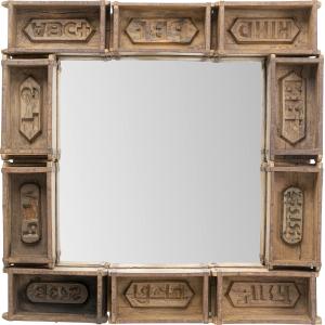 Wandspiegel Brick 90x90cm