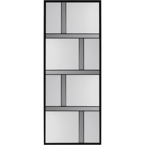 Wandspiegel Brick Schwarz 71x182cm