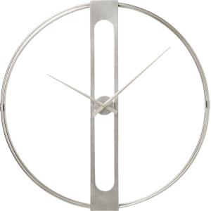 Wanduhr Clip Silber Ø60cm