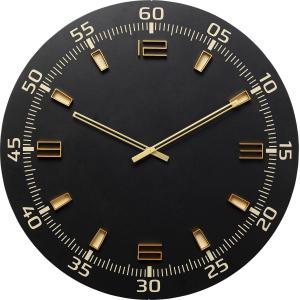 Wanduhr Milk Bar Schwarz Ø60cm