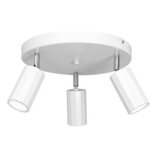 Deckenstrahler Weiß 3 flammig rund Modern GU10