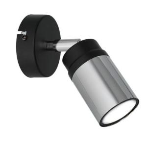 Spot Strahler Schwarz Chrom GU10 Wandleuchte