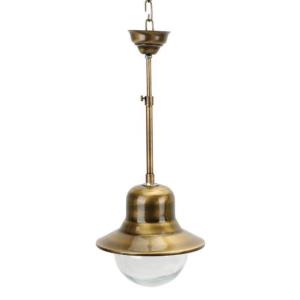 Pendelleuchte Messing Garten rund Maritim IP23