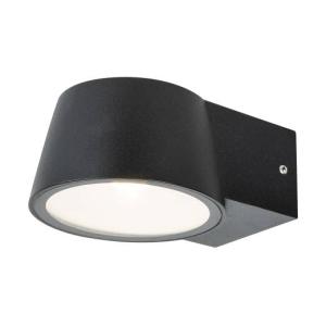 Runde LED Wandlampe Metall Ø9,5cm IP54 392lm Außen