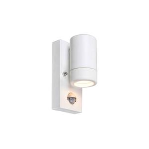 Wandlampe Außen mit Bewegungsmelder IP44 in Weiß