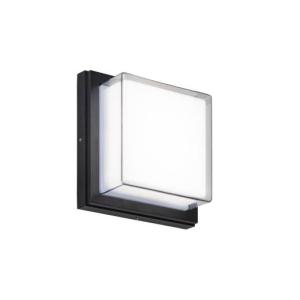 Moderne LED Außenlampe Metall B:18,5cm IP54 FLORE